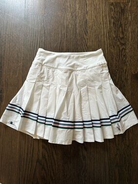 Fore All women’s xs White Pleated golf Skirt with built-in liner shorts